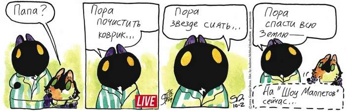 Koteikiny News from 02.10.2024 - My, cat, Comics, Koteikin news (comic), Translation