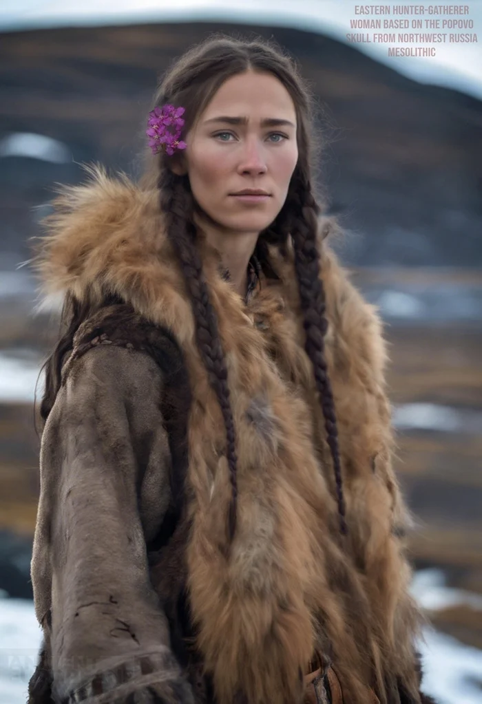 Mesolithic female hunter-gatherers, reconstruction of skulls from Popovo, Northwest Russia - Art, Reconstruction, Historical reconstruction, Mesolithic, Women, Russia, Archeology, Longpost