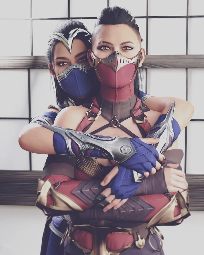 Mileena and Kitana sister - Моё, Китана, Милина