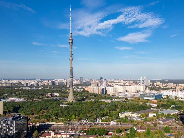 City from above - My, The photo, Drone, Aerial photography, Moscow, Ostankino tower