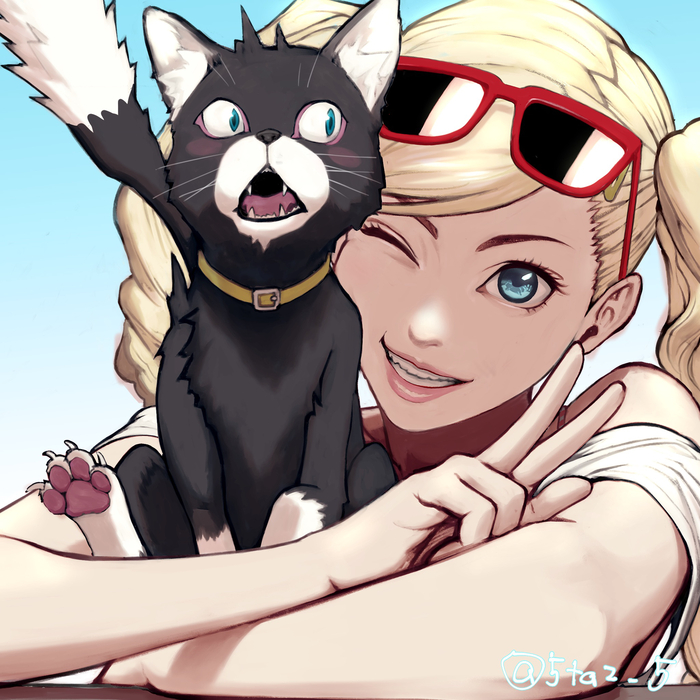    , , Anime Art, Persona, Persona 5, Ann Takamaki, Game Art, 