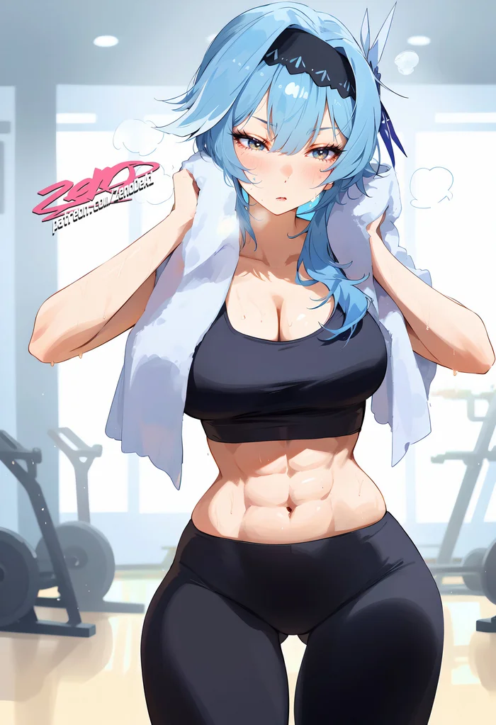 Eola - Genshin impact, Eula (Genshin Impact), Art, Girls, Games, Anime art, Anime, Neural network art, Strong girl, Muscleart