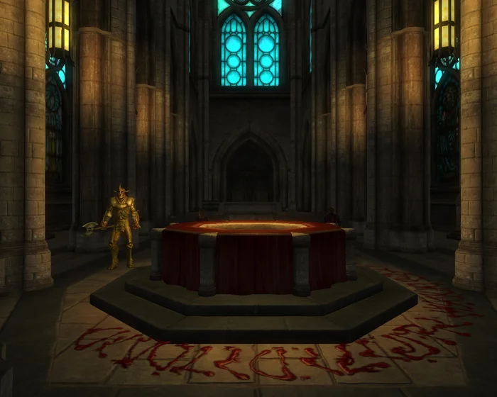 Altar of the Chapel of Arkay - My, Bethesda, The elder scrolls, The Elder Scrolls IV: Oblivion, Tamriel, Cyrodile, Chapel, Altar, RPG, Nostalgia, Screenshot