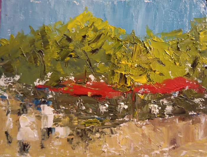 Пейзаж абстрактный