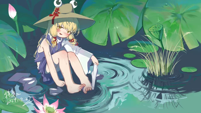 Moriya Suwako - Touhou, Moriya suwako, Anime Art, Game Art, Аниме, Игры