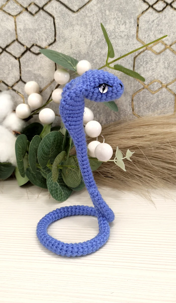 What a snake! - My, Toys, Presents, Souvenirs, Handmade, New Year, Symbol of the year, Snake, Cobras, 2025, Longpost