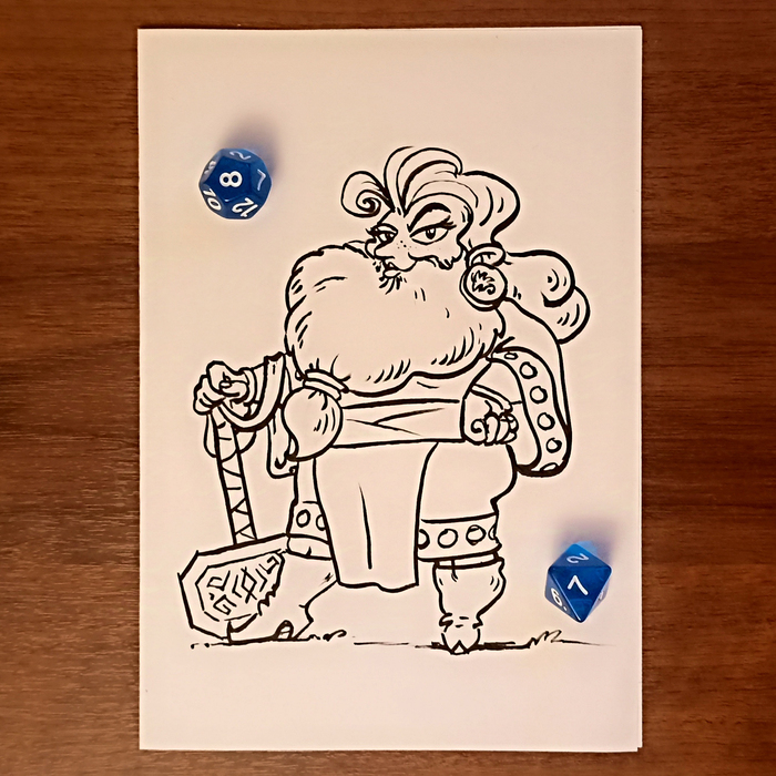 InkTober 2024 D&D Dungeons & Dragons, Inktober, -, , 