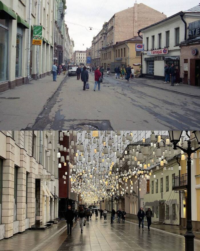 Москва в 90-х и начале 00-х / сейчас - Москва, Было-Стало, Длиннопост, Фотография, 90-е, 2000-е