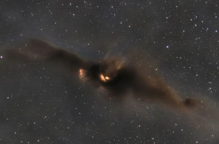 Space Bat: Nebula LDN 43 - My, Astronomy, Astrophysics, Universe, Nebula, Planet Earth, Galaxy