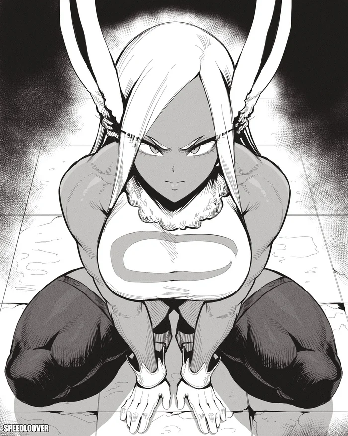 Miruko - Anime art, Anime, Boku no hero academia, Miruko, Speedl00ver, Animal ears, Strong girl