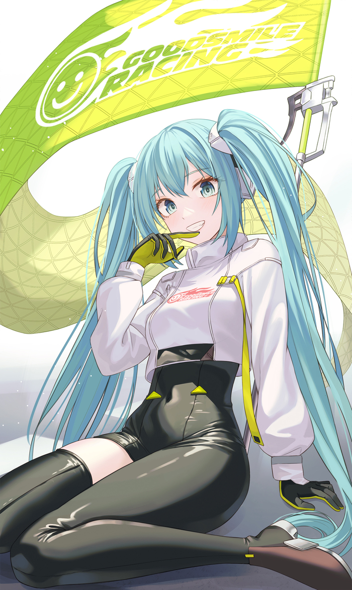 Hatsune Miku #160 , Anime Art, Hatsune Miku, ,  , , , , Racing Miku, , Bunnysuit, Race Queen, Vocaloid