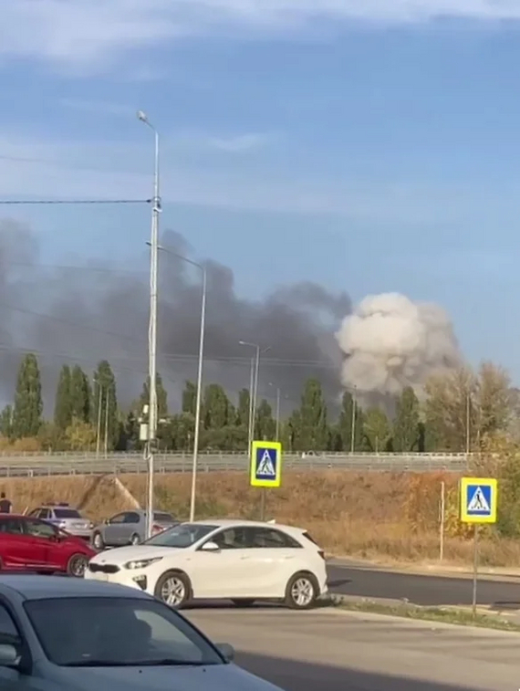 Fire in Kurchatov - Politics, Drone, Drone, Explosion, Air defense