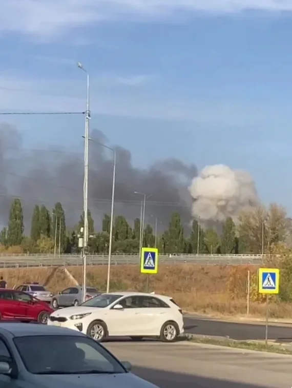 Пожар в Курчатове - Политика, Беспилотник, Дрон, Взрыв, Пво