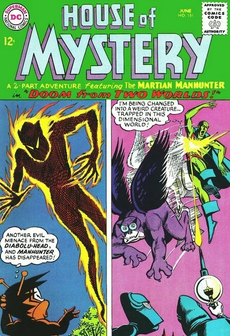 Погружаемся в комиксы: House of Mystery #151-160 - кто все эти люди? - Моё, Супергерои, DC Comics, Комиксы, Марсианский охотник, Комиксы-Канон, Длиннопост