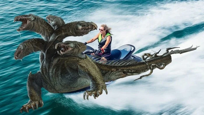 Jet Ski - My, Absurd, Picture with text, Pun, Game, Strange humor, Wordplay, Rave