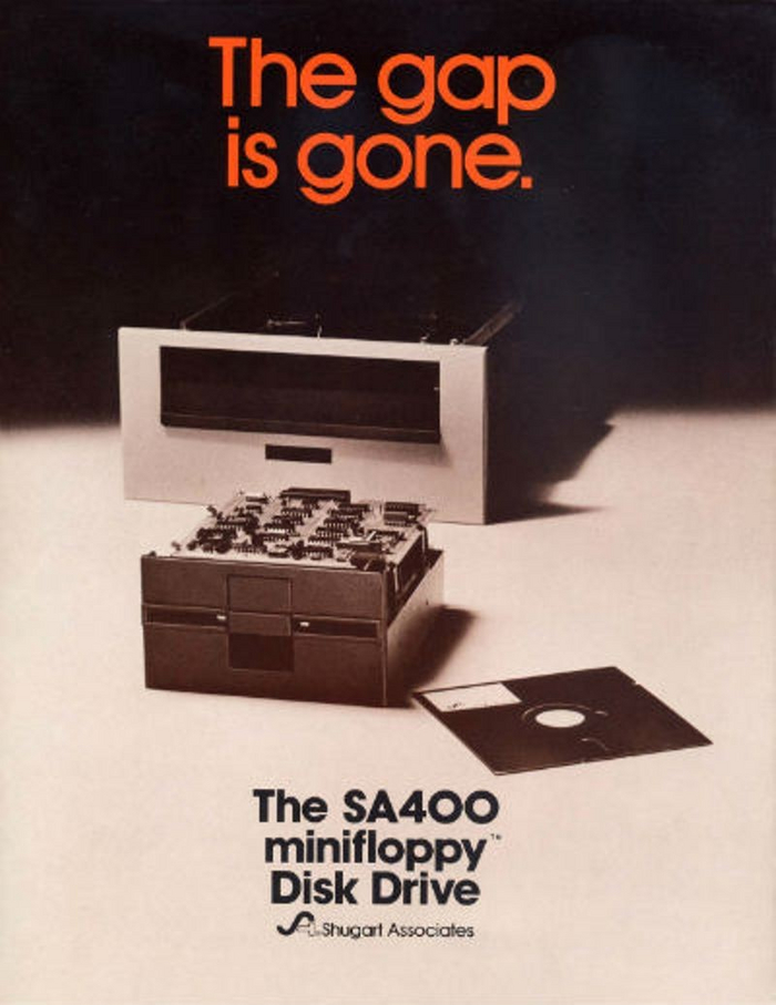 Брошюра Shugart SA400 Minifloppy
