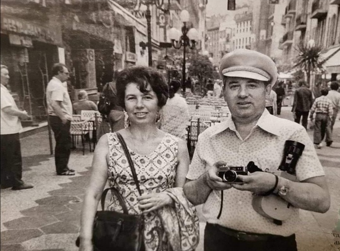 Чета Горбачевых в Ницце.