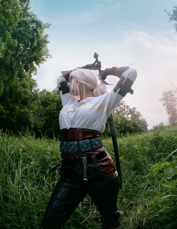 My Ciri cosplay - My, Witcher, Ciri, Cosplay, Costume, Longpost, The photo