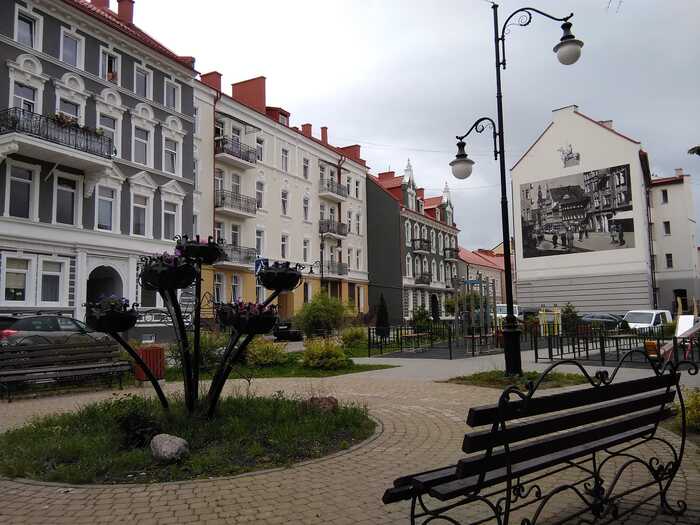 Дворик в Инстербурге - Моё, Путешествия, Фотография, Калининград, Двор, Парк