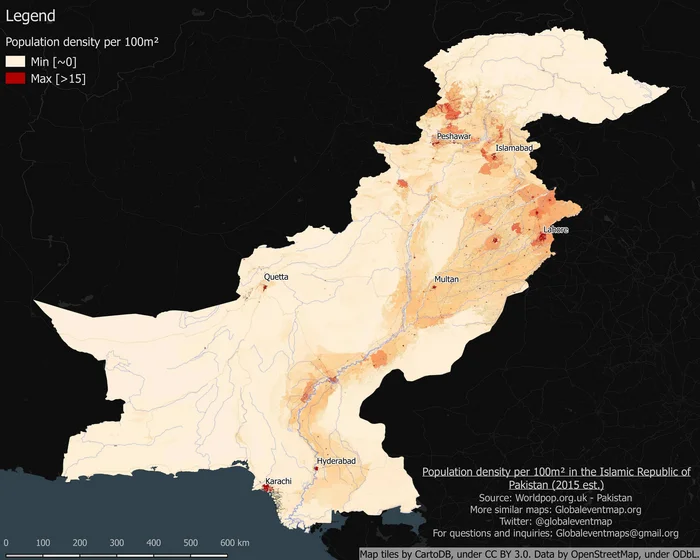 Giant States and Their Peculiarities, Part 3 - Geography, Cards, Population, Population density, Climate, Pakistan, Egypt, Scandinavia, Finland, Arabia, Longpost