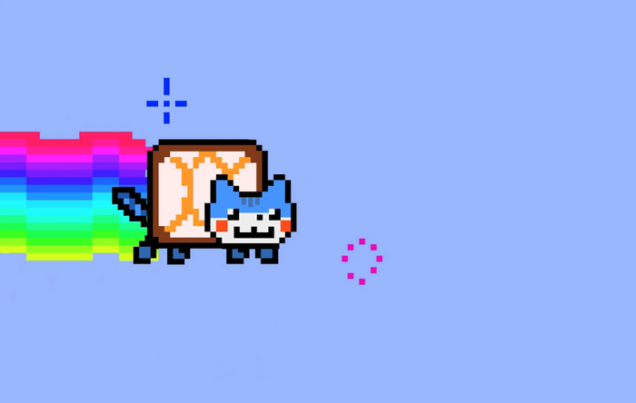  8D   Nyan Cat, , 