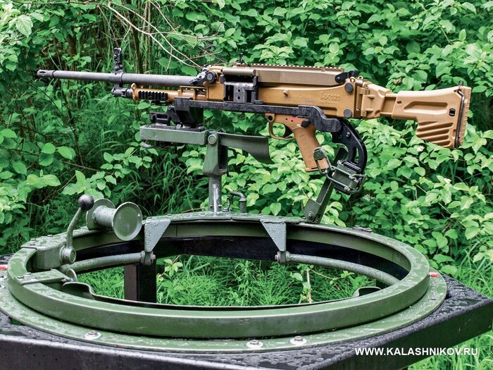 Пулемёт MG5 совместим с большинством вернлюгов и турелей, уже используемых в бундесвере