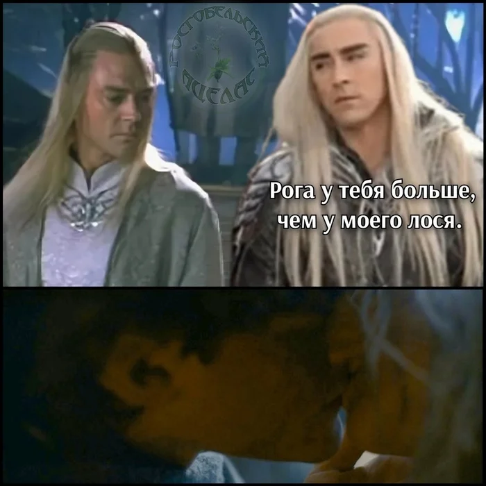 Continuation of the post Wheels of Power. Part 47 - My, Memes, Humor, Tolkien's Legendarium, Picture with text, Foreign serials, Lord of the Rings: Rings of Power, Elrond, Galadriel, Lord of the Rings, The hobbit, Thranduil, Reply to post