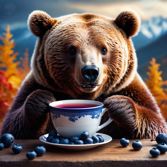 С Днем чая с черникой!