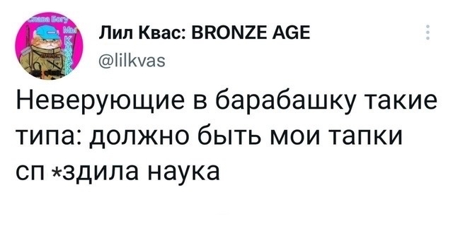 Какие еще могут быть аргументы? - Мемы, Юмор, Картинка с текстом, Twitter, Барабашка, Мистика, Мат