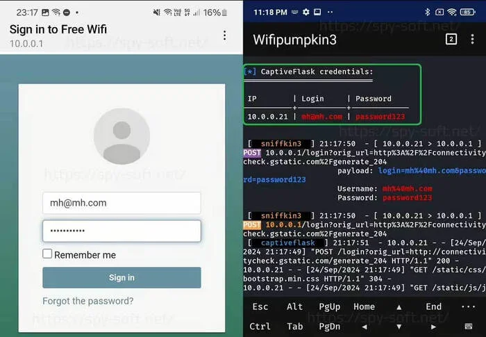 Fake Hotspot with WiFiPumpkin3 - My, Hackers, Pentest, Breaking into, Information Security, Social engineering, Phishing