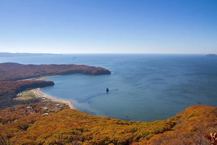 Primorsky Krai, Lashkevich Bay - My, Primorsky Krai, Nature, Autumn