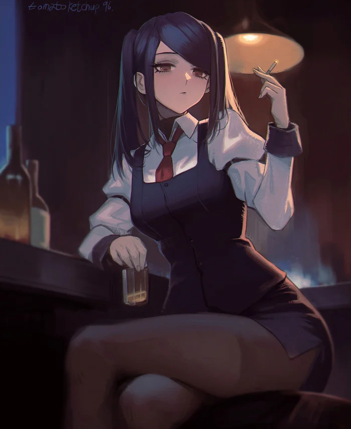 Jill - Anime art, Anime, Games, VA-11 Hall-A, Julianne Stingray