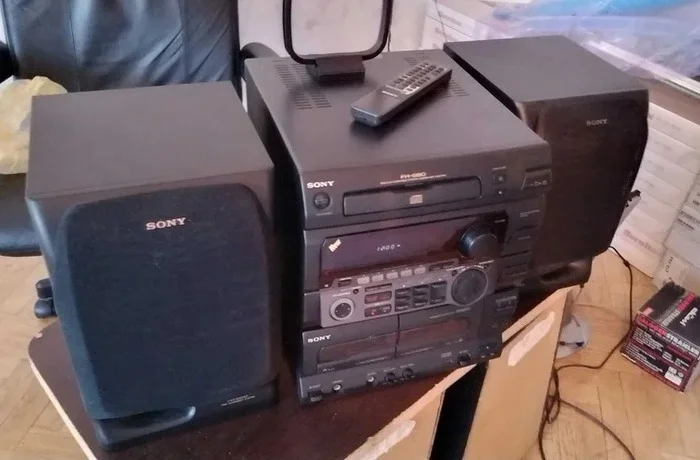 Time capsule found: 90s music center SONY FH G80 - My, Stereo, Sony, Nostalgia, Time capsule, Video, Youtube, Longpost