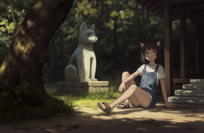 Под тёмной кроной густого леса лежит узкая, заросшая тропа. Куда она ведет?