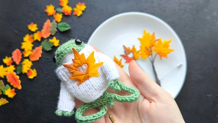 Maple leaves. Brooches - My, Needlework without process, Polymer clay, Лепка, Brooch