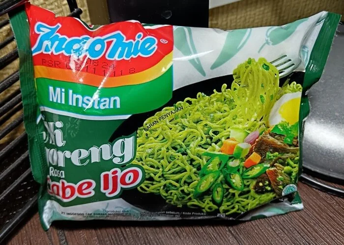 Краткий обзор на лапшу Indomie с зелёным перцем чили - Моё, Доширакология, Лапша, Бичпакет, Халапеньо, Чили, Перец, Острый перец, Доширак, Еда, Отзыв, Распаковка, Обзор, Макароны, Длиннопост