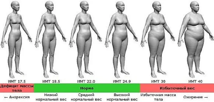 ИНДЕКСА МАССЫ ТЕЛА (ИМТ) - Здоровье, ЗОЖ, Имт