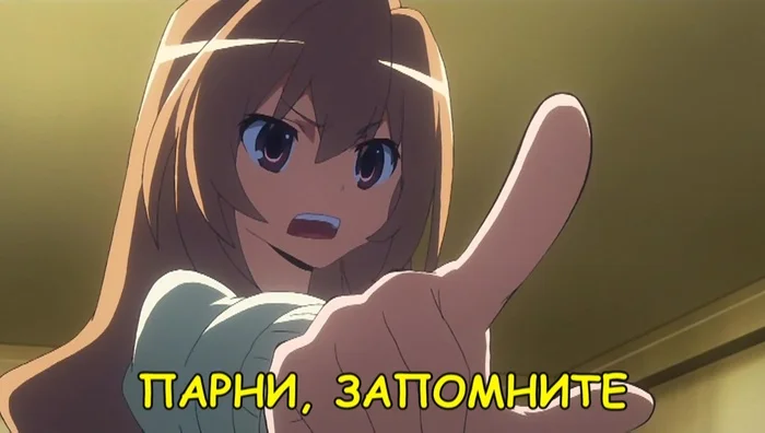 Иди во двор погуляй - Аниме, Toradora, Аниме мемы, Длиннопост