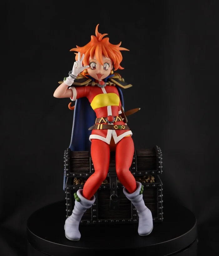 Lina Inverse from the anime Slayers - My, Figurines, Painting miniatures, 3D печать, Stand modeling, Modeling, Acrylic, Painting, 3D printer, Scale model, Painting, Collection, Anime, Collecting, Lina Inverse, Miniature, Slayers, Longpost