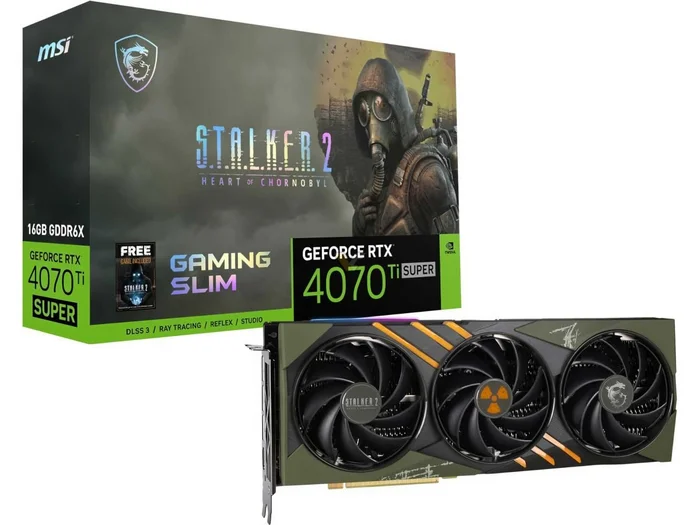 MSI представила видеокарту RTX 4070 Ti SUPER STALKER 2, которая поставляется с игрой в комплекте - Игровой ПК, Компьютерное железо, Видеокарта, MSI, Сталкер 2: Сердце Чернобыля, Сборка компьютера, Компьютер