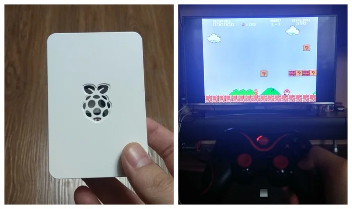 Марио и Малинка - Моё, Super Mario, Raspberry pi, Игровая приставка, Марио, Олдскул, Электроника, Ностальгия, Ретро-Игры, Длиннопост