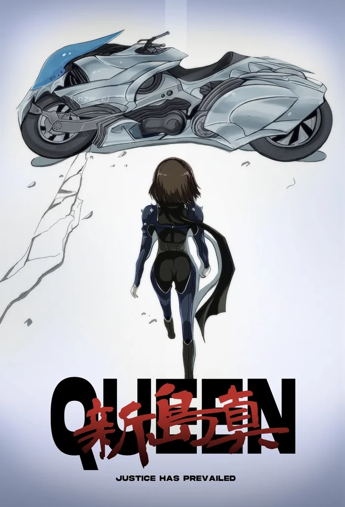 Queen! - Арт, Аниме, Anime Art, Persona, Persona 5, Niijima Makoto, Игры, Game Art, Akira