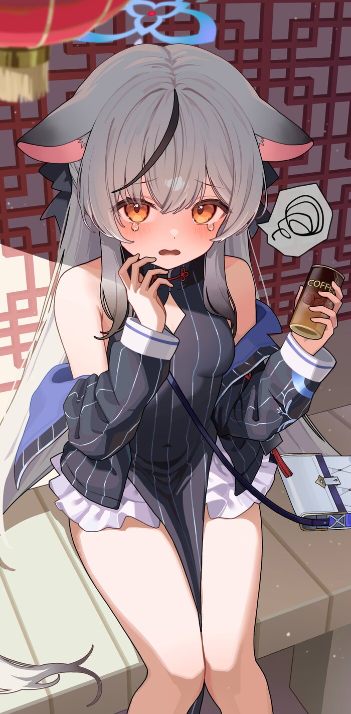   ,   Anime Art, , , , Blue Archive, Sunohara Kokona, Animal Ears, , Loli