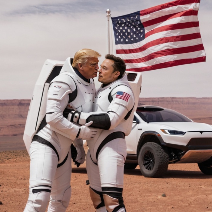 КД & Ai : «Илон обещает Марс! Если Трамп!»
