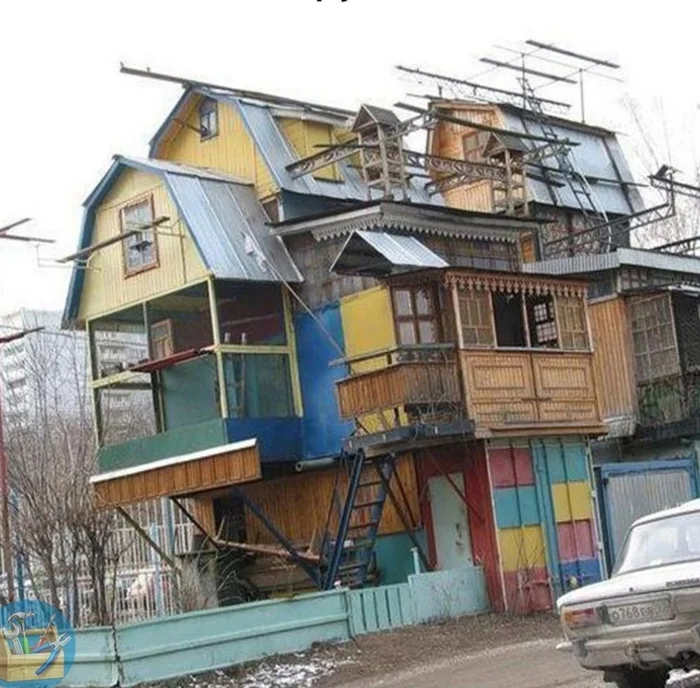 9viti ytashka - House, Building, Humor, Creative, Architecture, Eclecticism, Improvisation, Uniqueness, Design