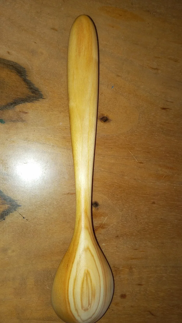 Just a spoon - My, Woodworking, A spoon, Longpost