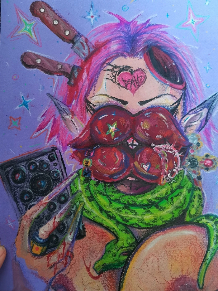 Нарисовала будущее