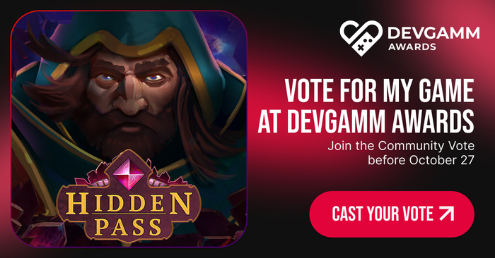 Геймпленый трейлер Hidden Pass. Участвуем в DevGAMM Awards