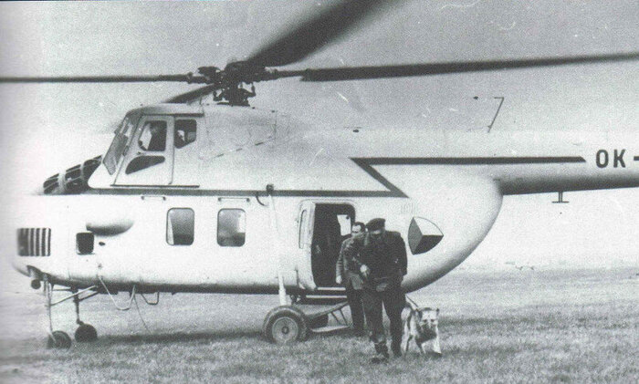 Изначально вертолёты были окрашены в белый цвет