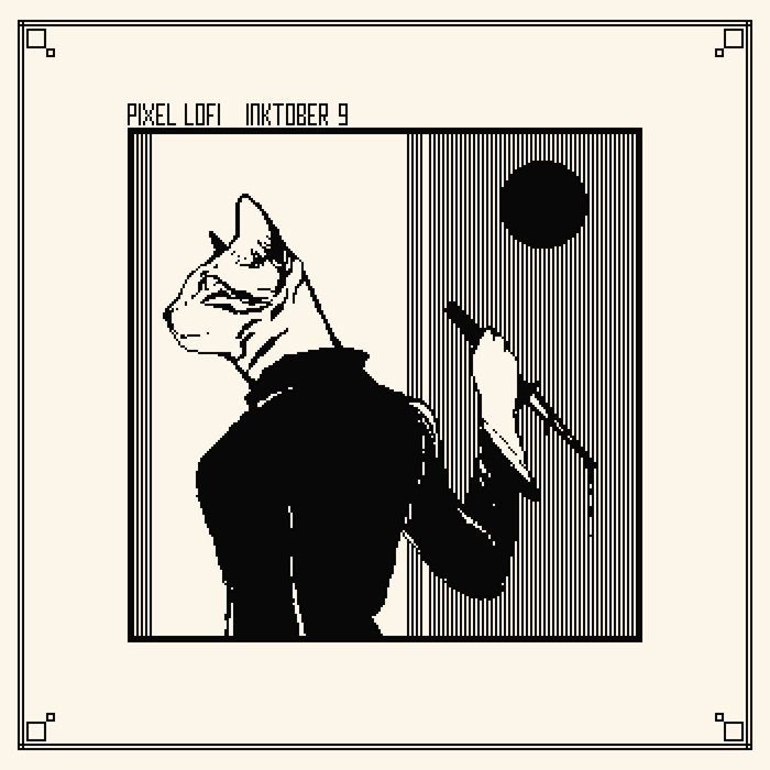 Inktober 2024_09 , , Pixel Art, Inktober, , 